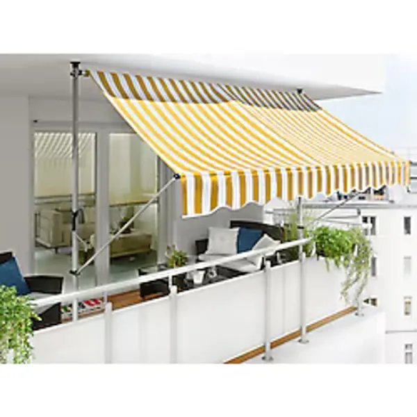 Sunfun Teleskopik Tente Sarı-Beyaz 250x130 cm