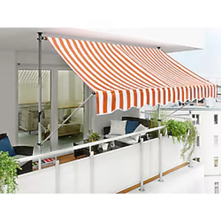 Sunfun Teleskopik Tente Turuncu-Beyaz 250x150 cm