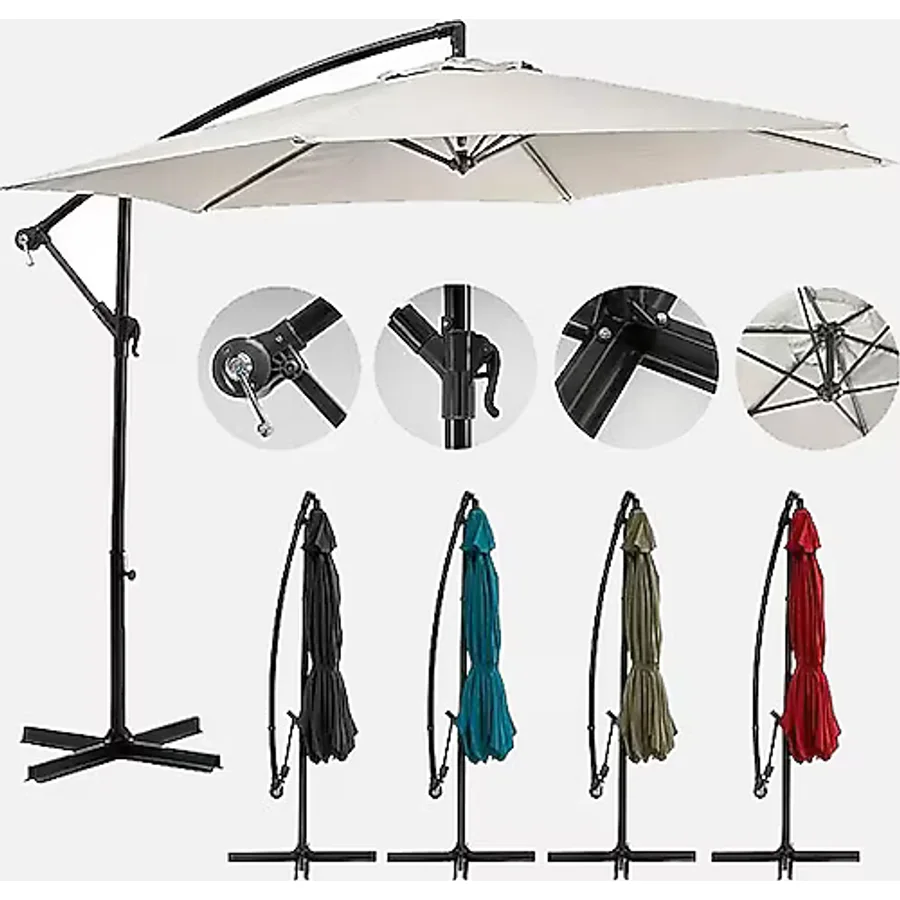 Sunfun Toscana Şemsiye Ekru 300 cm