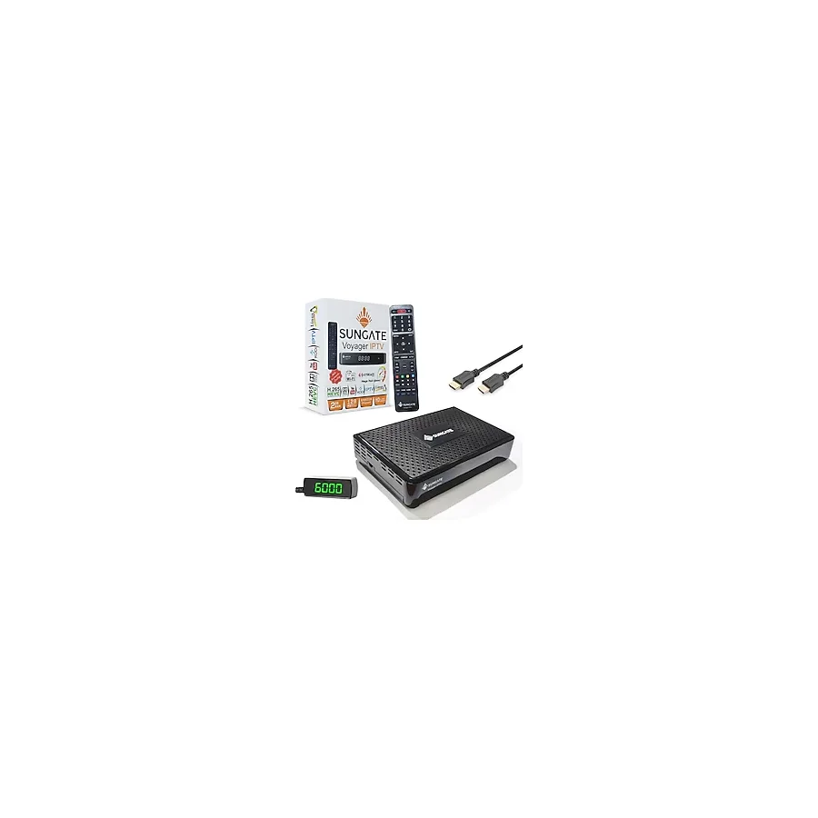 Sungate Voyager Mini Kasalı Uydu Alıcı Dijital Linux Dahili Wifi Iptv Youtube