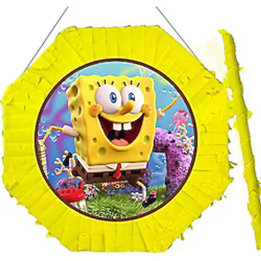 Sünger Bob Pinyata 42cm + Sopası
