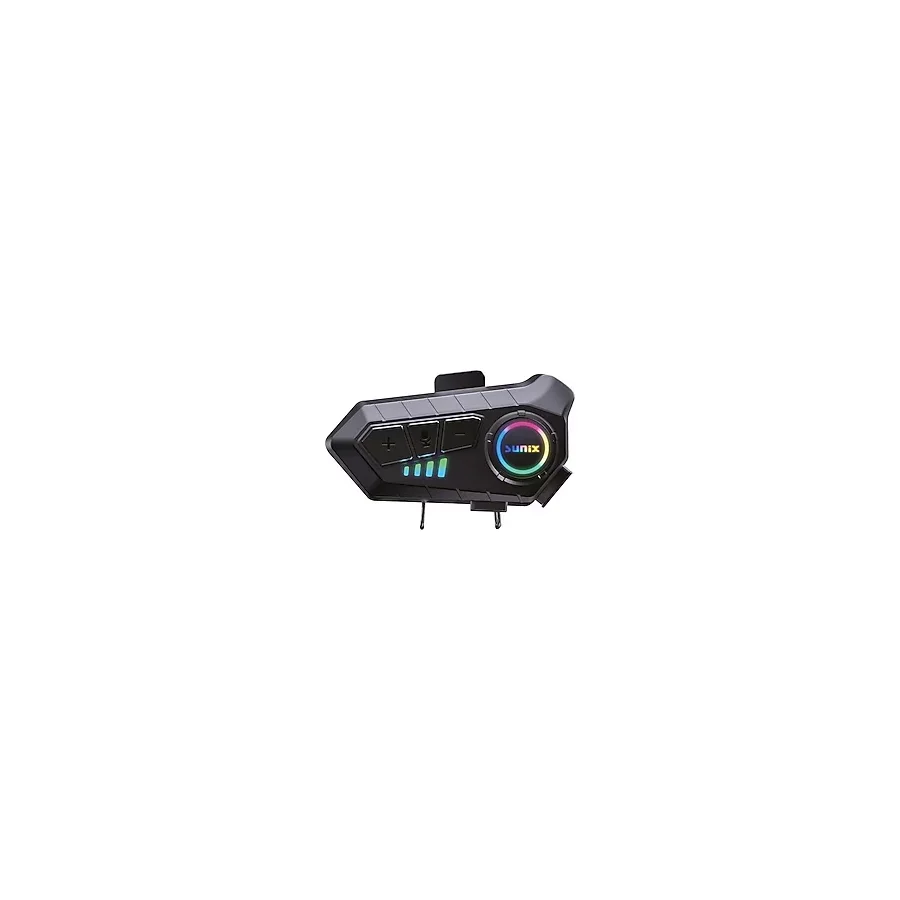 Sunix 1000 Mah Ipx6 Su Geçirmez V5.3 Intercom Motosiklet Kask Kulaklığı Ntr-101