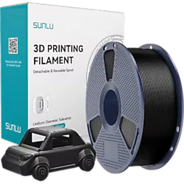 Sunlu Petg Filament Siyah - 1kg 1.75MM