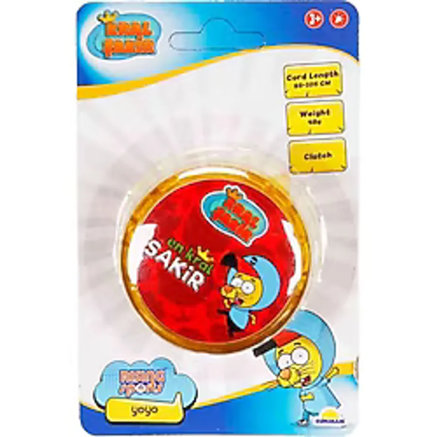 Sunman 5354 SUN-RST-RSP-YOYO KRAL ŞAKİR 6CM SARI IŞIKLI KRTL KRAL