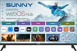 Sunny SN32HMLN HD 32" 82 Ekran Uydu Alıcılı webOS Smart LED TV