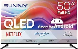 Sunny SN50QFPRL-A14S Full HD 50" 127 Ekran Uydu Alıcılı Google Smart QLED TV