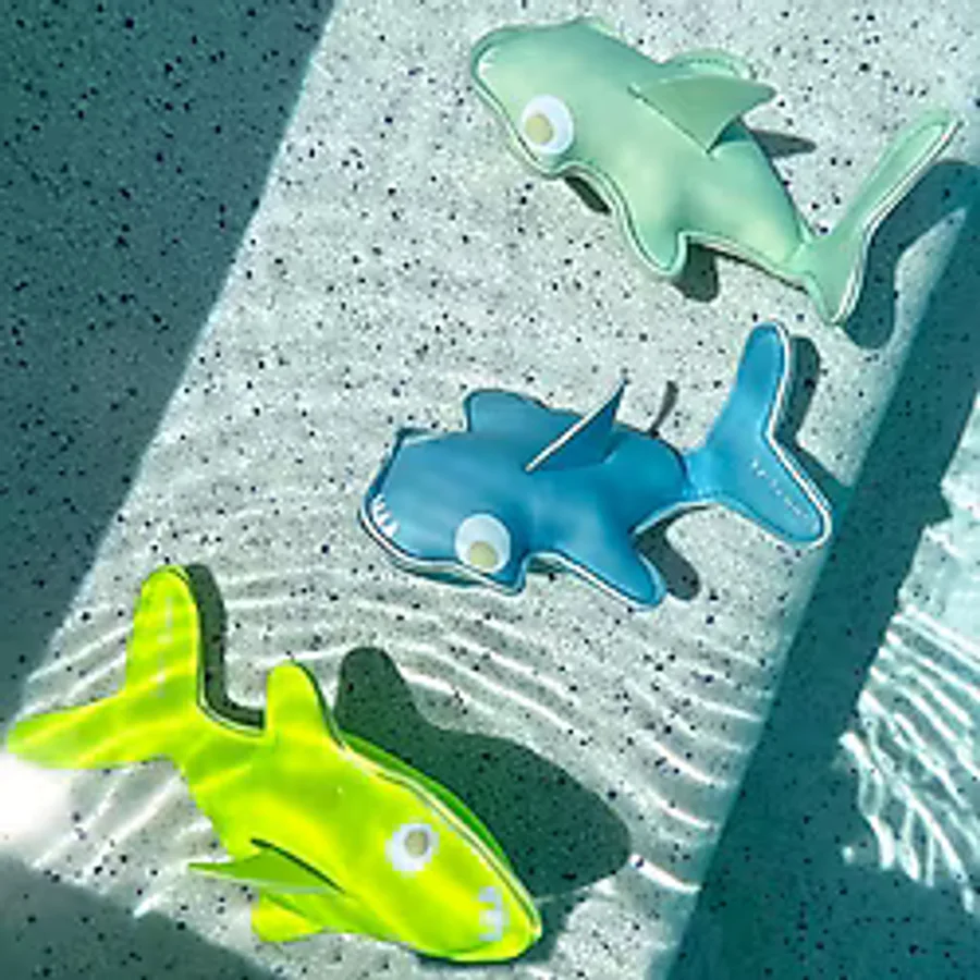Sunnylife - Salty The Shark Deniz ve Havuz Dalış Oyuncakları - 3+ Yaş - Renkli