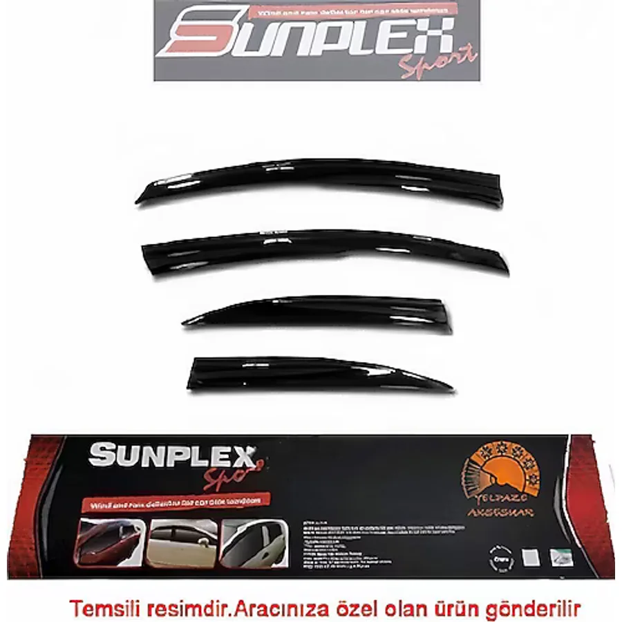 SUNPLEX Fıat Lınea 2006-2015 Mügen Cam Rüzgarlığı Ön - Arka 4 Parça