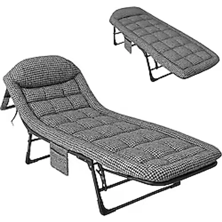 Sunup Sn-26975 Taşınabilir Ayarlanabilir 5 Kademe Sünger Kamp Yatak Şezlong (Kazayağı)