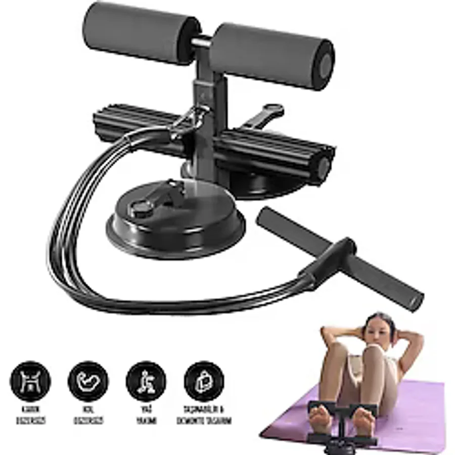 Sunup SN-29962 Çift Vantuzlu Ev Tipi 3 Kademe Boy Ayarlı Mekik - Karın Egzersiz Aleti