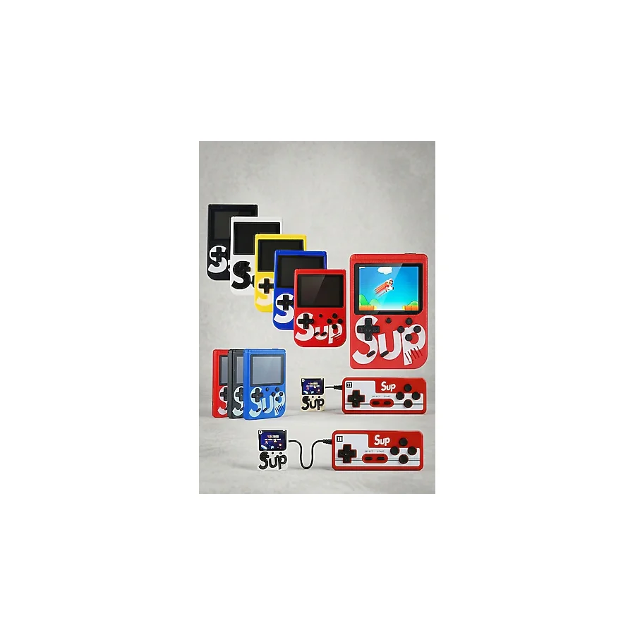 SUP Taşınabilir Video Oyun Konsolu 3" 400 Oyunlu Mini Atari Gameboy 2 Oyunculu