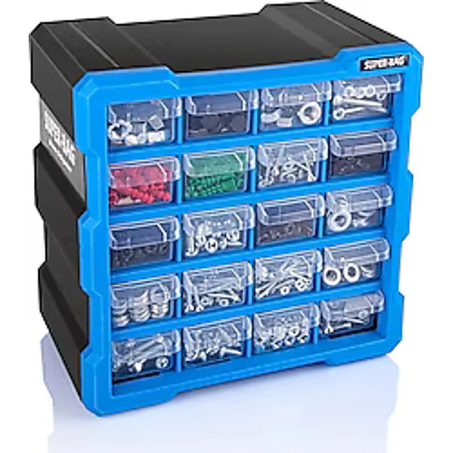 Süper Bag ASR-6006 Monoblok 20 Çekmeceli Organizer Seti