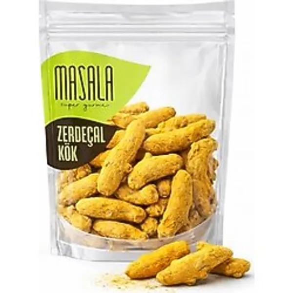 Super Gurme Masala Kök Zerdeçal 120 gr - Turmeric Root (Menşei; Hindistan)
