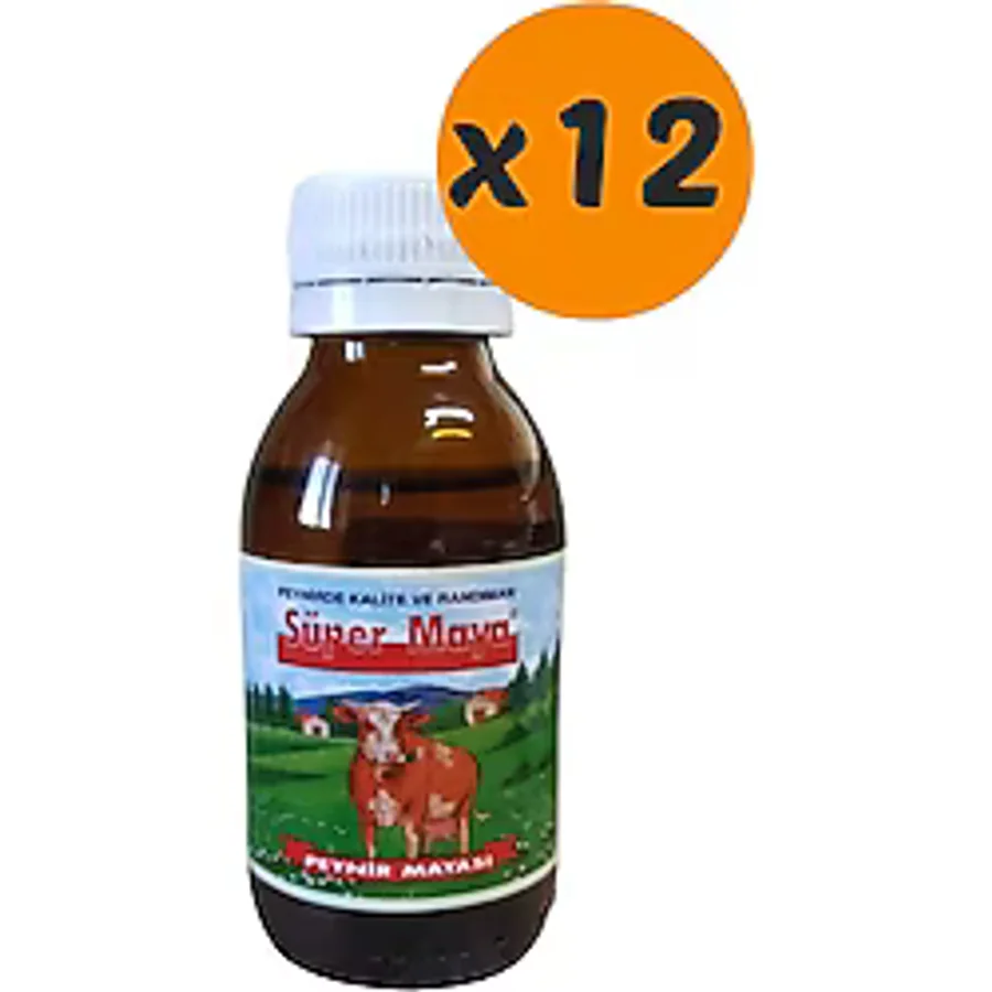 Süper Maya Peynir Mayası 12 x 100 ML