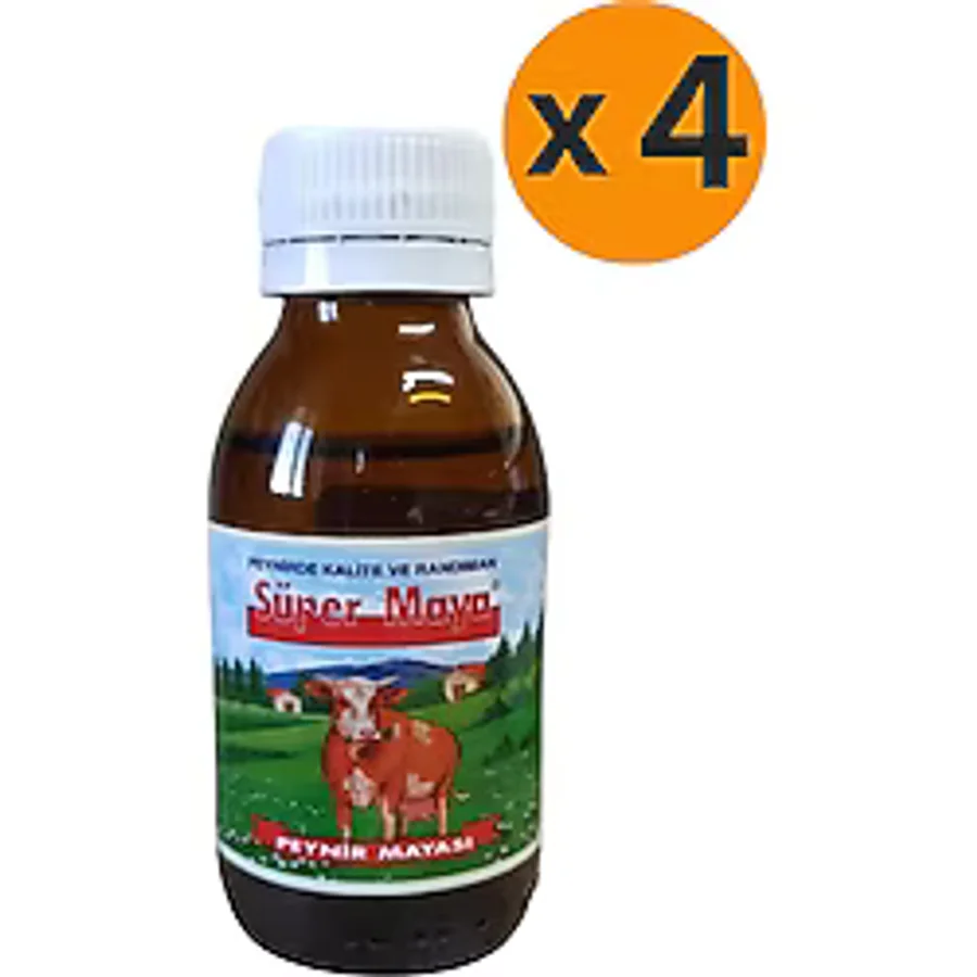 Süper Maya Peynir Mayası 4 x 100 ML