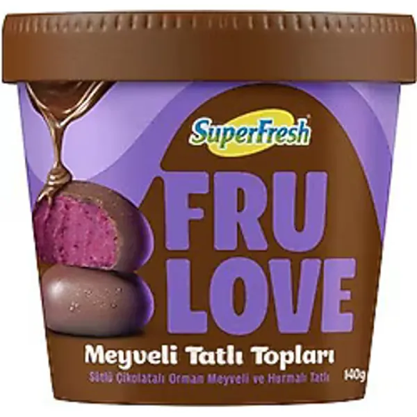 SuperFresh Frulove Orman Meyveli Tatlı Topları 140 gr