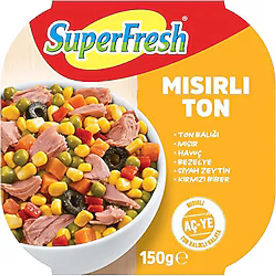 SuperFresh Mısırlı Ton Salata 150 gr
