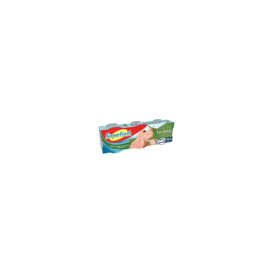 SuperFresh Zeytinyağlı Ton Balığı 3x75 gr