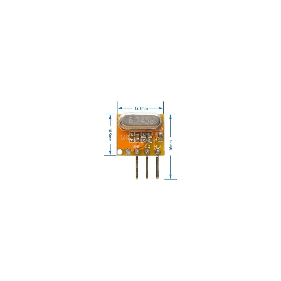 Süperheterodin 433Mhz RXB14 RF Alıcı Modül Kablosuz Haberleşme Kumanda Oyuncak RC Araba Kapı Alarm