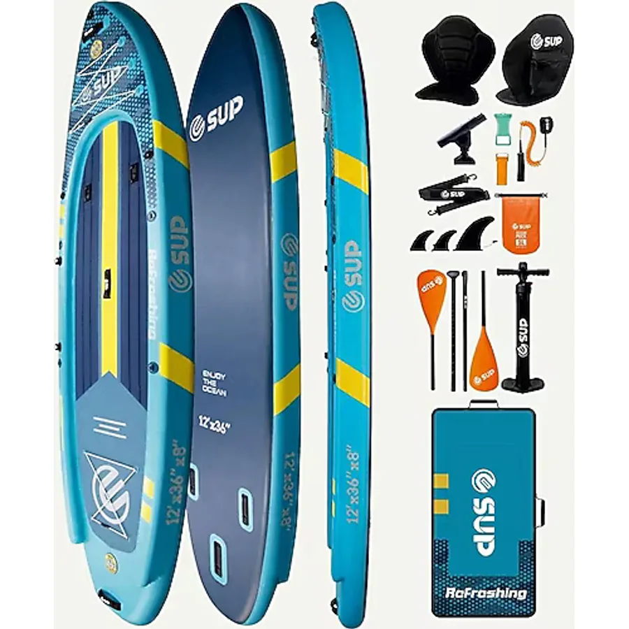 Suplimanı 361x91x20 Supboard Balıkçı Board Şişme Sörf Tahtası Tam Set Sup Board