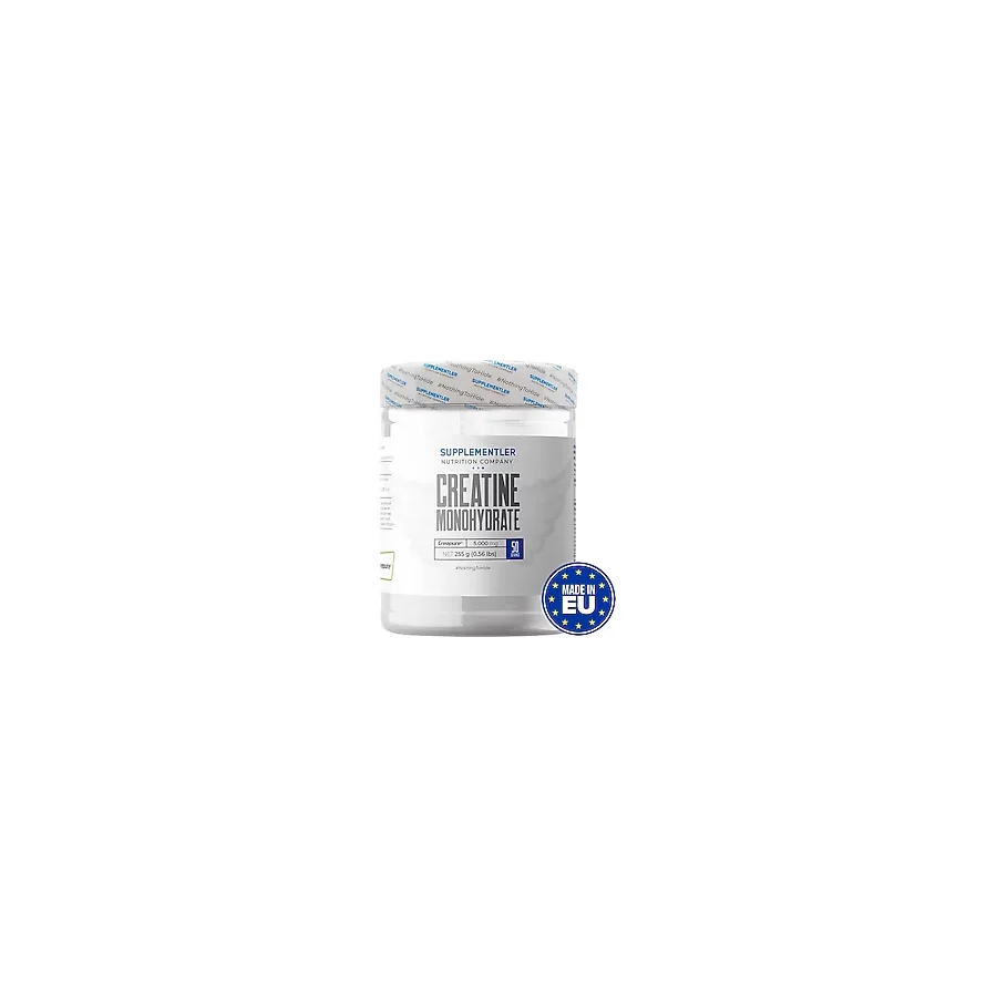 Supplementler Supplementler.com Creapure Kreatin 255 gr %100 Saf Mikronize Toz Formda Yetişkin Kullanıcılar için