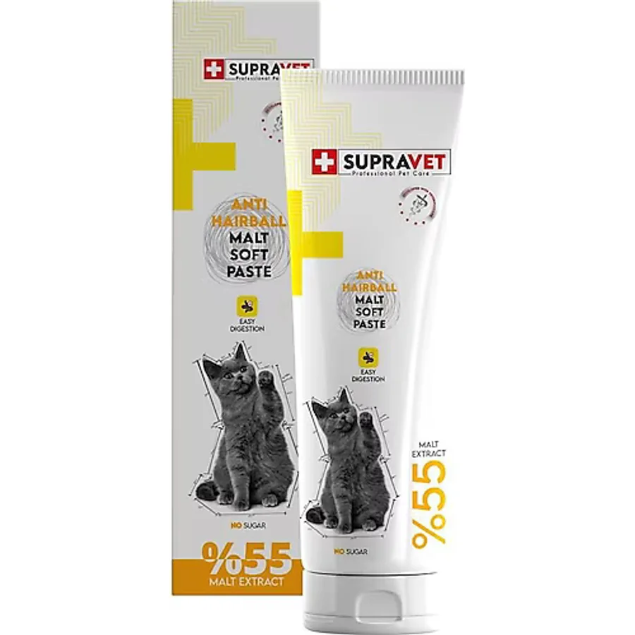 Supravet Anti Hairball 100 gr Malt Kedi Macunu
