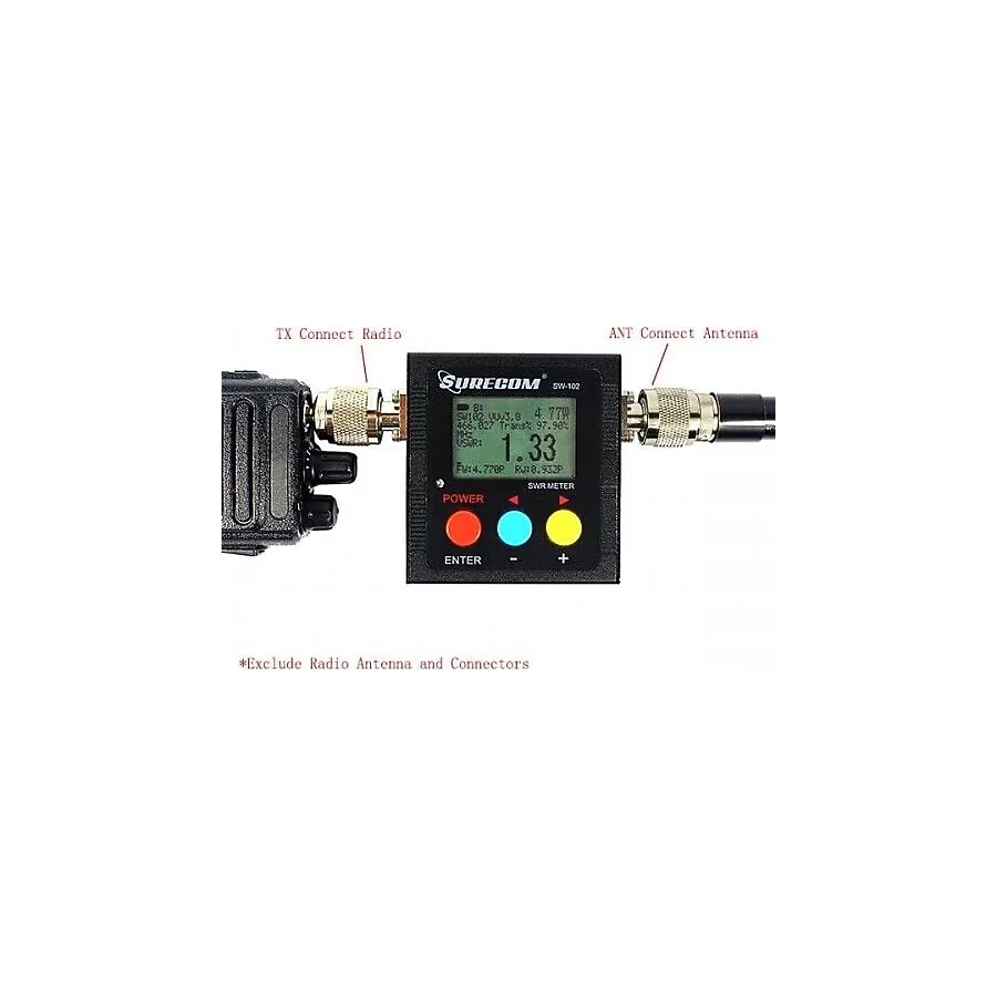 Surecom Sw-102 Dijital Anten Güç Ve Swr Metre Watt Metre Sürecom