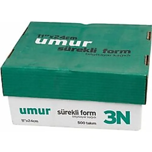 Sureklı Form Kağıdı 11x24cm 3 Nüsha Renkli 500 Lü