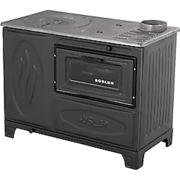 Süsler SS 5113 Kuzine Camlı Döküm Soba