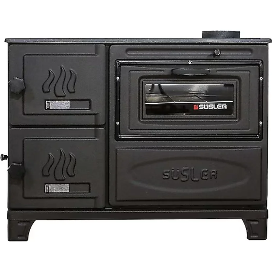 Süsler SS-5313 Modern Kuzine Fırınlı Döküm Soba