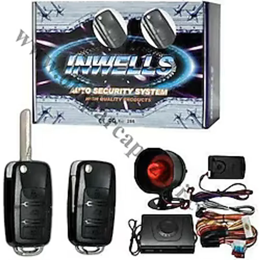 Sustalı Kumandalı Inwells 3444 12 Volt Oto Alarm