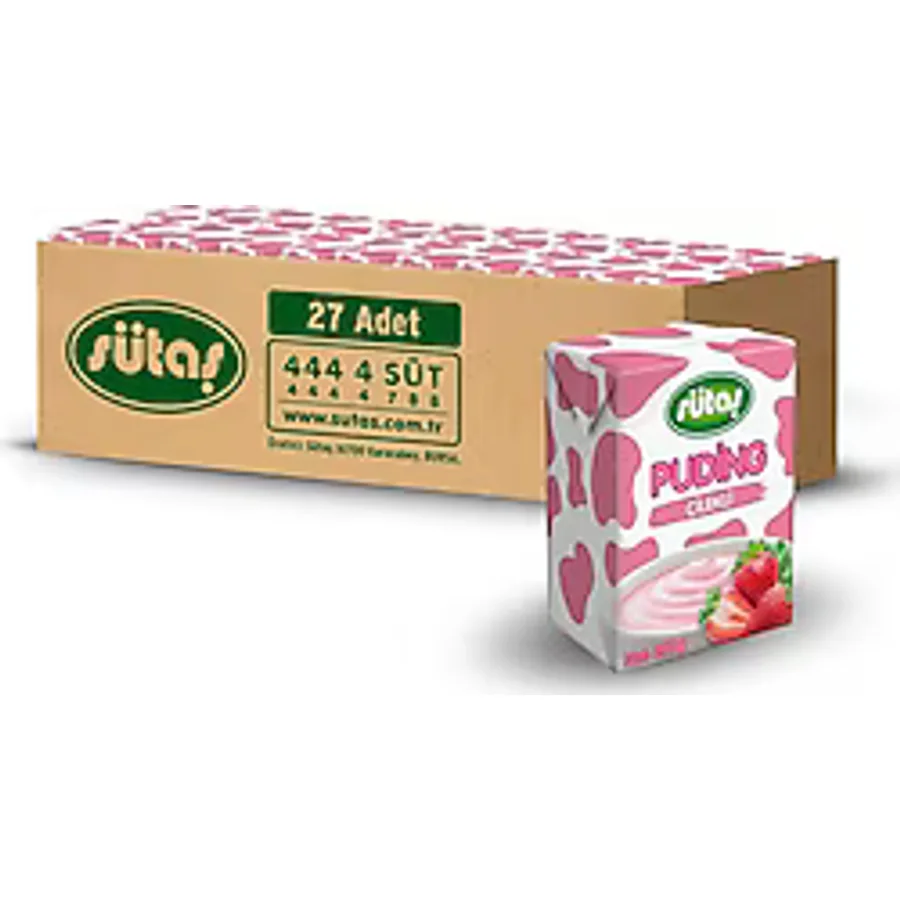 Sütaş Çilekli Puding 27x200 gr