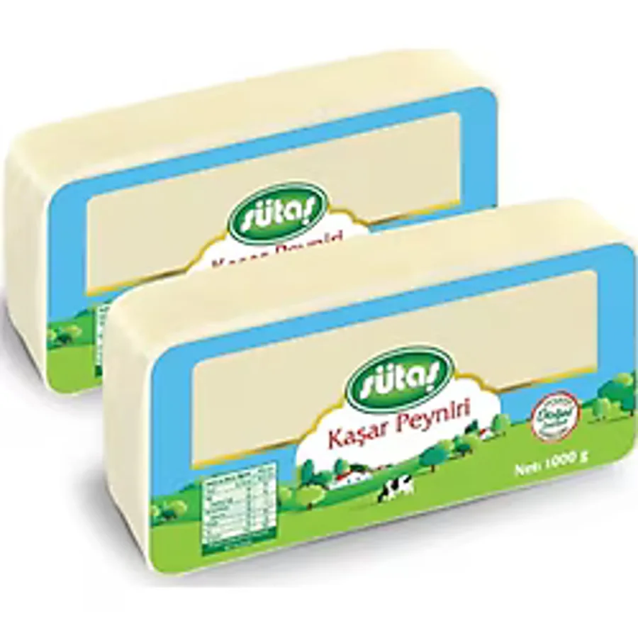 Sütas Kaşar Peyniri 1000 g x 2 adet