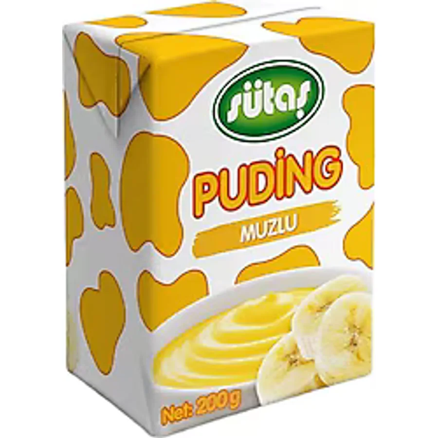 Sütaş Muzlu Puding 200 gr