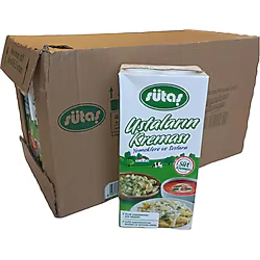 Sütaş Yemeklere ve Soslara Özel Krema 12 x 1 L