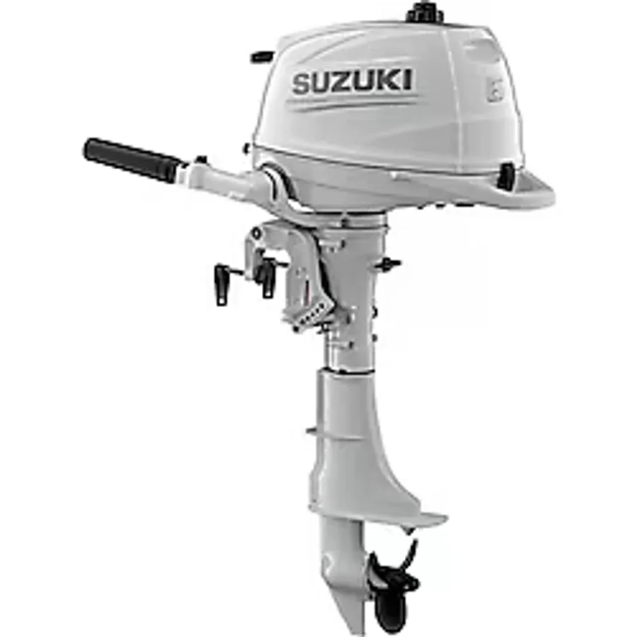 Suzuki 6 HP Kısa Şaft Manuel 4 Zamanlı Deniz Motoru Beyaz