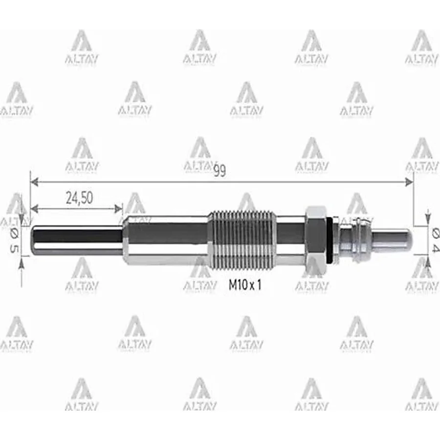 Svac SV085 SV085 Isıtma Kızdırma Bujisi Kangoo F8Q Ym