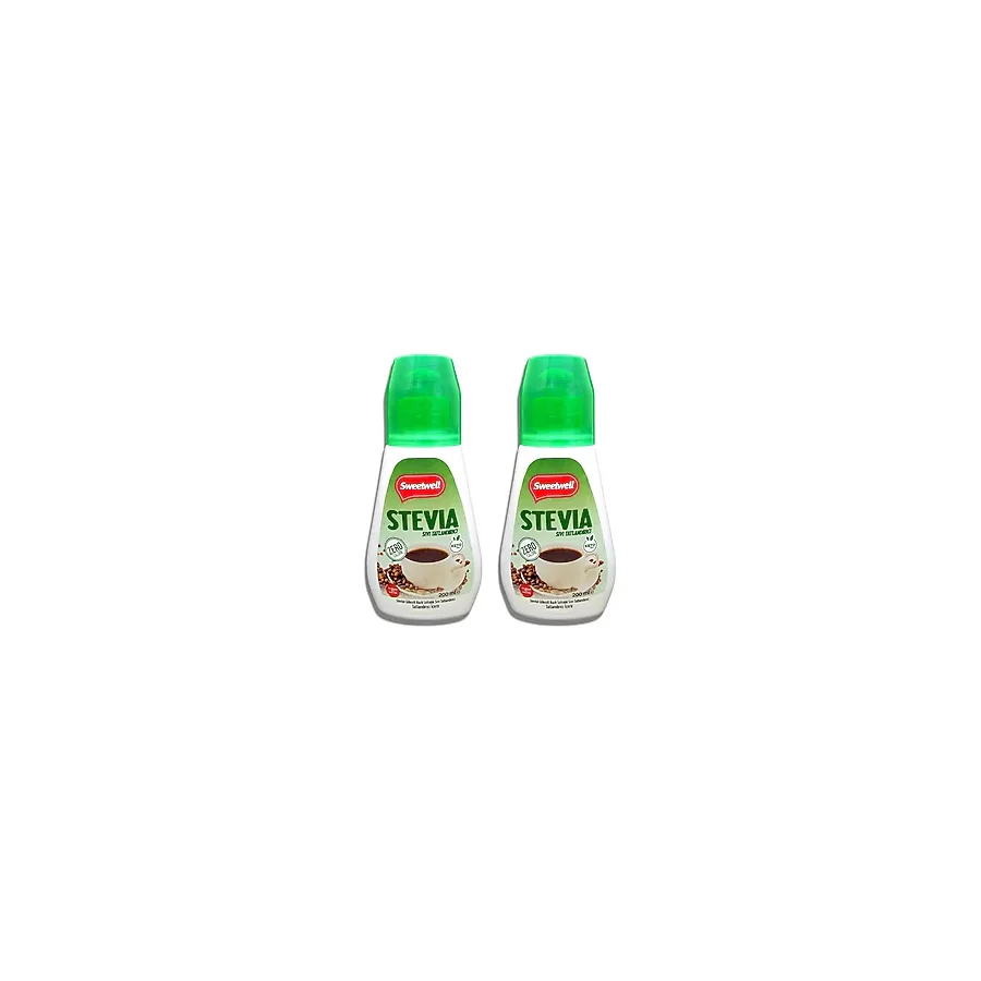 Sweetwell Stevia Sıvı Tatlandırıcı 2 x 200 ml - 400 gr