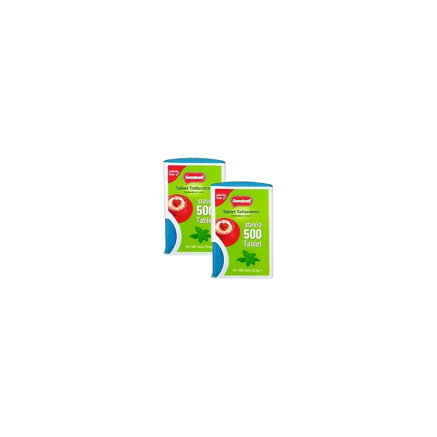 Sweetwell Stevia Tablet Tatlandırıcı 500 Tablet x 2 Adet