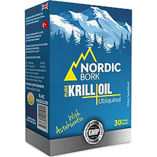 Swiss Bork Nordic Bork Krill Oil Ubiquinol 30 Softgel