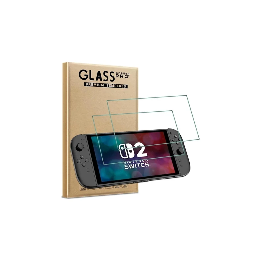 Switch 2 Temperli Cam Ekran Koruyucu 2li Paket (Nintendo Switch 2)