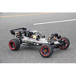 SY RACING 1/5 Baja 5B 30.5CC RTR Kurşunsuz Benzinli Uzaktan Kumandalı RC Arazi Model Araba 80+ Kmh 75CM Uzunluk Offroad Gri( Kullanıma Hazır)