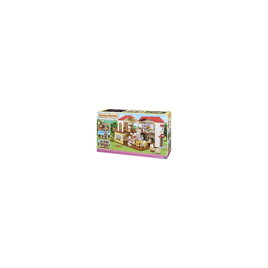 Sylvanian Families Kırmızı Çatılı Işıklı Şehir Evi 5302