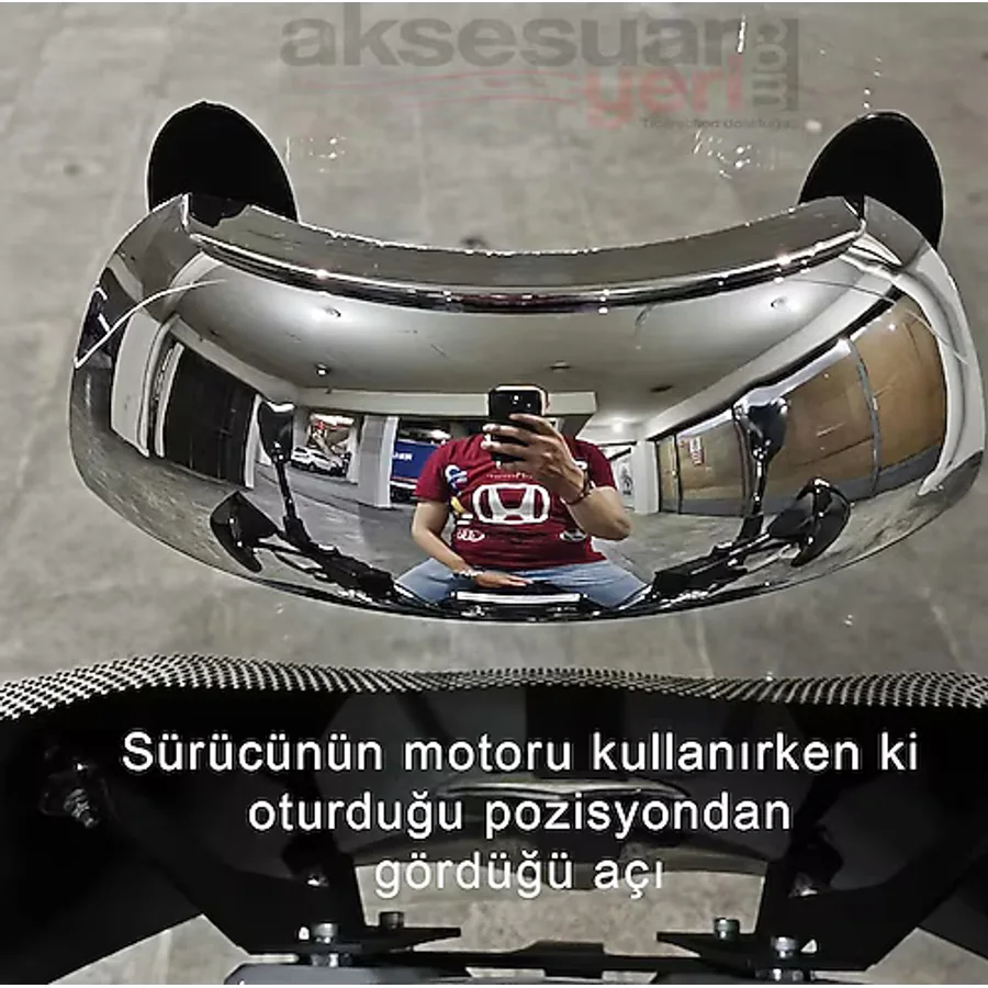 Sym Adx 125 Motosiklet Kör Nokta Aynası - 180 Derece Görüş Sağlayan Kör Nokta Aynası