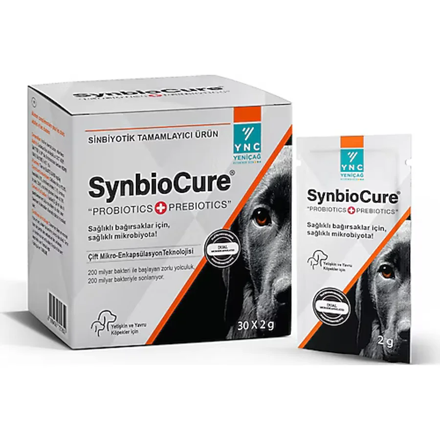 Synbiocure Probiyotik ve Prebiyotik 30x2 gr Köpek Takviyesi