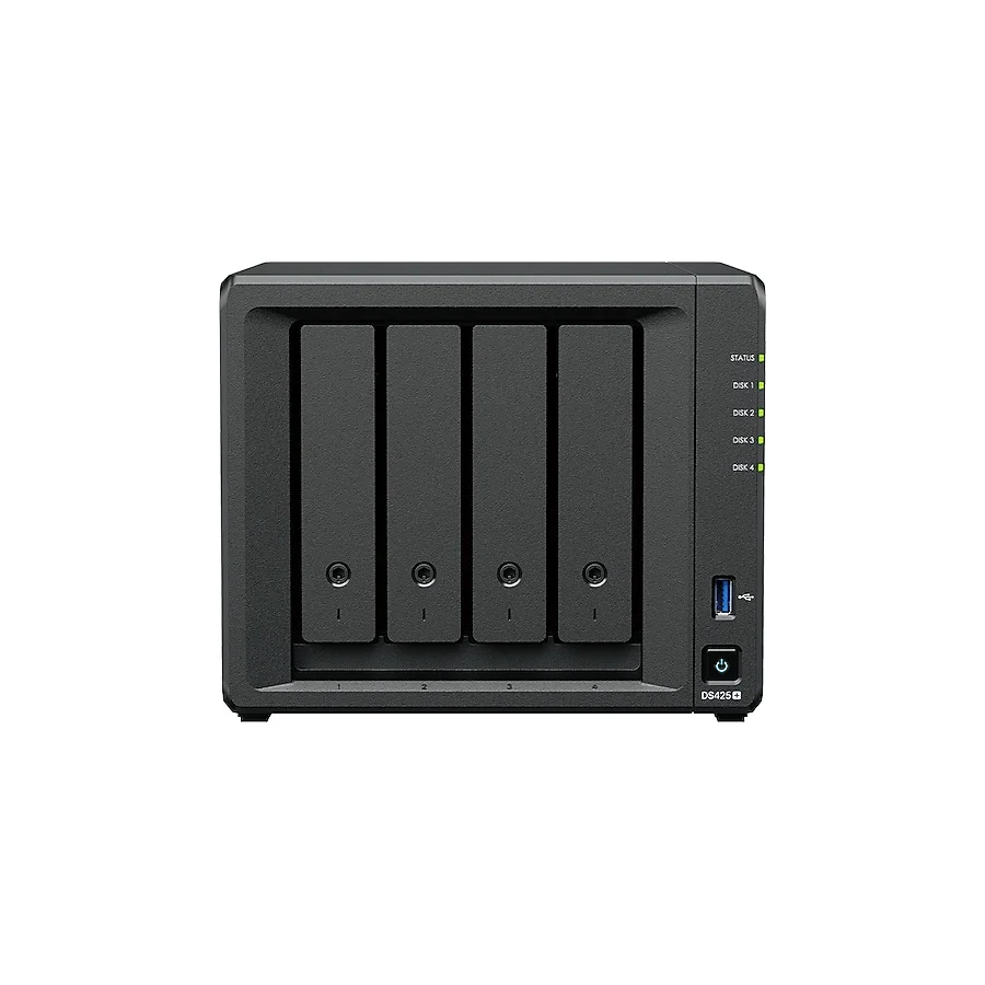 Synology DS425 Plus 2 GB 6 Yuvalı 108 TB Destekli NAS Depolama Ünitesi