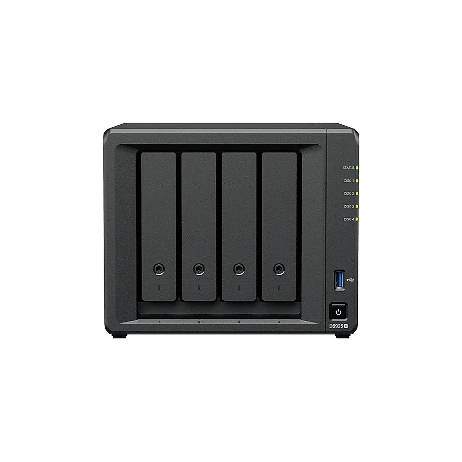 Synology Ds925-32G Plus Ryzen V1500b-32Gb Ram- 4-Diskli Nas Server (Disksiz)