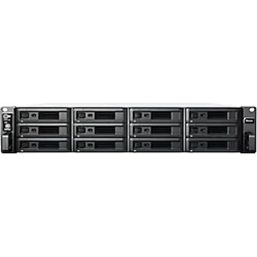 Synology RS2423 Plus 8 GB 12 Yuvalı 108 TB Destekli NAS Depolama Ünitesi