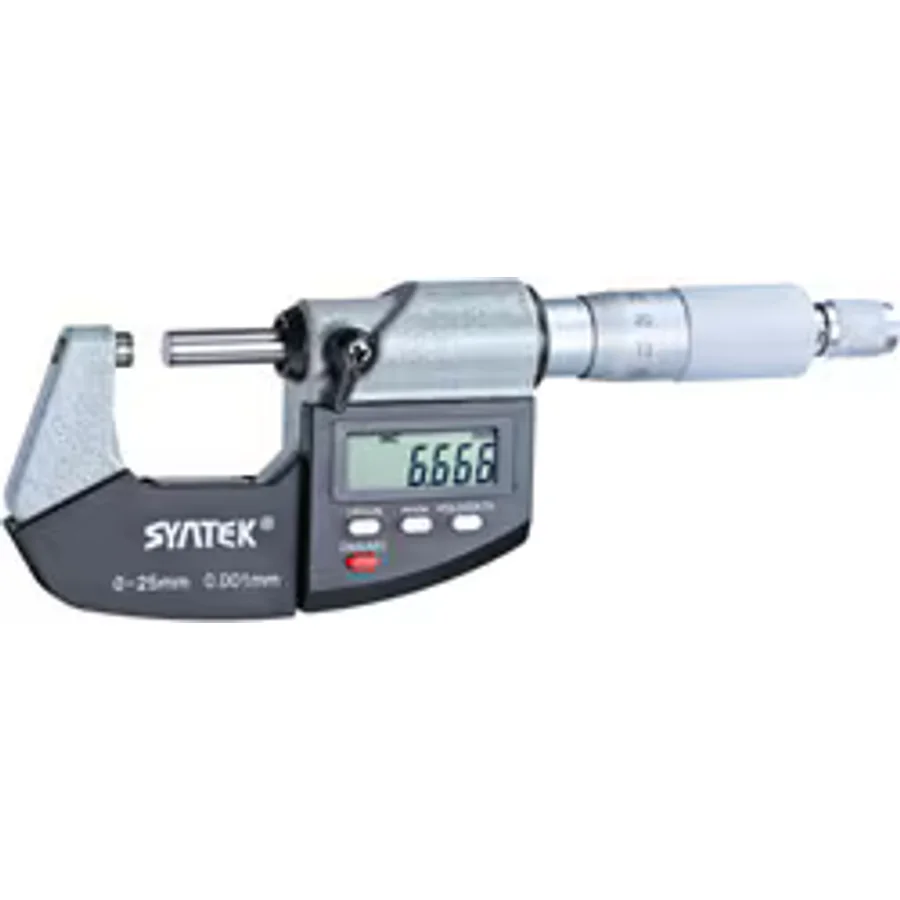 Syntek 0-25 mm 0.01 mm Dijital Mikrometre
