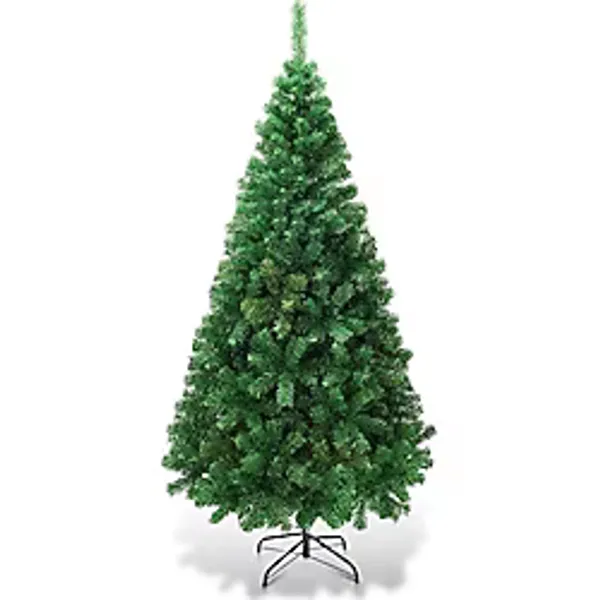 T.Concept Yılbaşı Çam Ağacı 240 cm Boy, 1000 Dal, Noel Yılbaşı Dekorasyonu, Metal Ayaklı, Kutulu